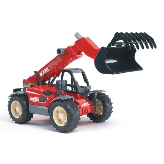 Телескопический фронтальный погрузчик Bruder Manitou MLT 633s, 02-125