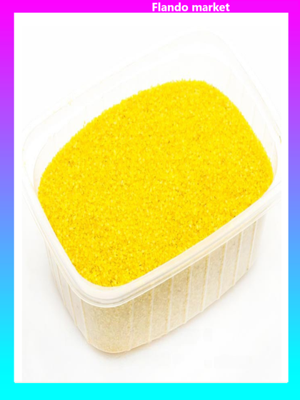 !09 Песок цветной , цвет желтый , 400 г