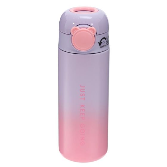 Термос, 500 мл, L7 W7 H21 см, дизайн микс