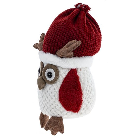 Игрушка набивная &quot;Сова&quot;  с подсветкой (2хААА н/п), L13 W13 H24 см