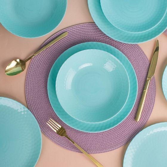 Набор столовый PAMPILLE TURQUOISE 18 предметов