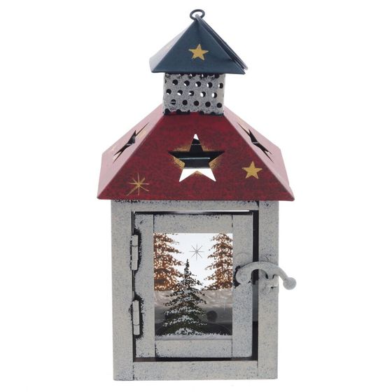 Подсвечник &quot;Фонарь&quot;,L10 W10 H18,5 см, 2в.