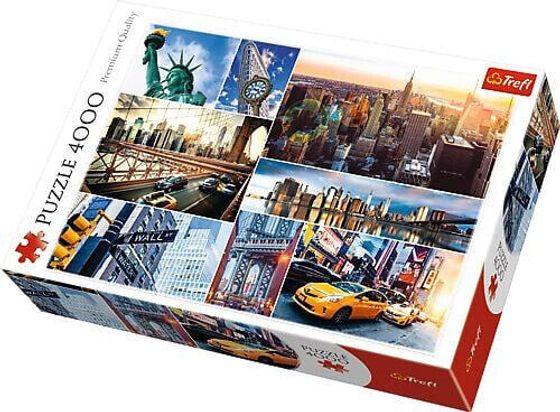 Trefl Puzzle 4000 деталей Нью-Йорк коллаж
