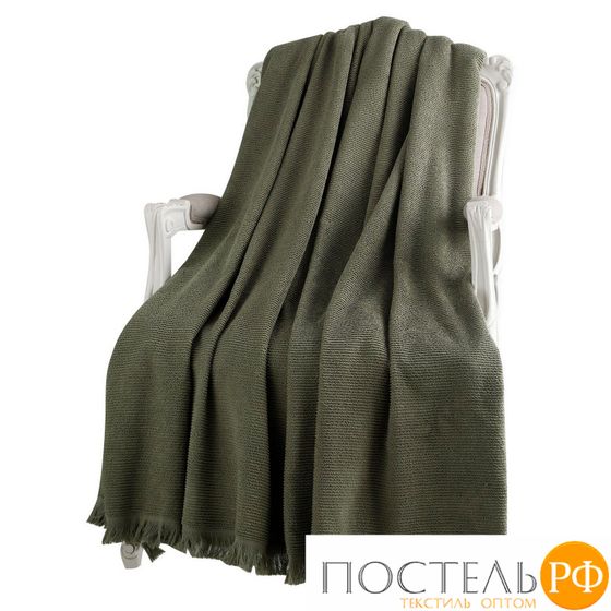 P783HAK2 Покрывало Tivolyo home NATURAL SLIM хаки Евро