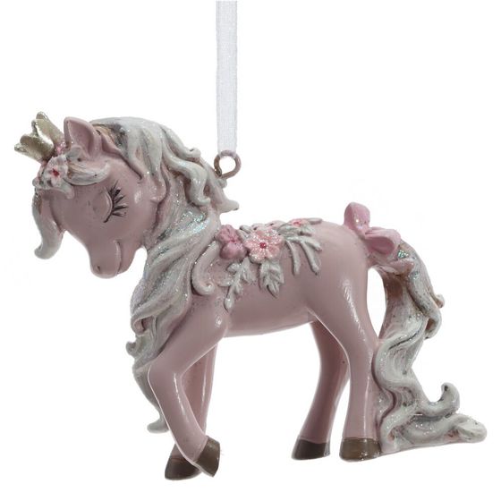 Фигурка декоративная подвесная &quot;Лошадка&quot;, L8 W2,5 H7,5 см, 2в.