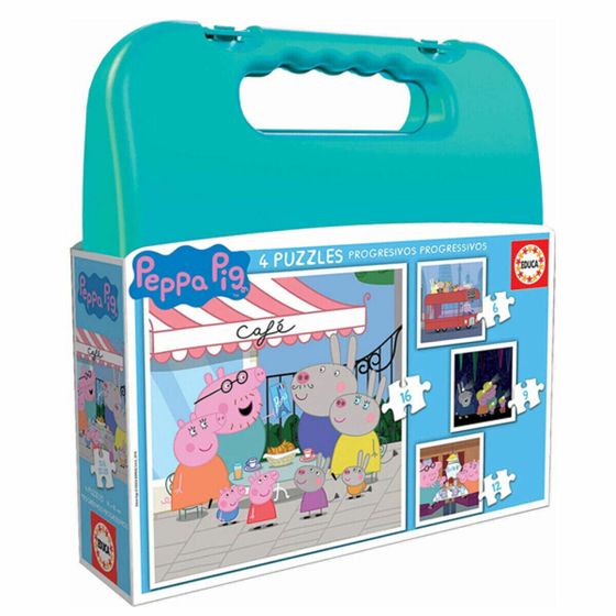 Набор из 4 пазлов Educa Peppa Pig Progressive (6-9-12-16 pcs)