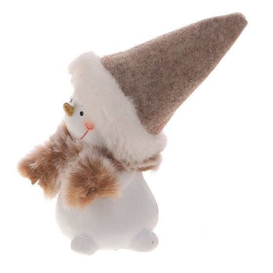 Фигурка декоративная &quot;Снеговик&quot;, L5,5 W8 H12 см, 2в.