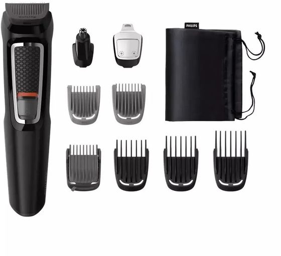 Триммер Philips MG3740/15 аккум. (насадок 9шт) черный