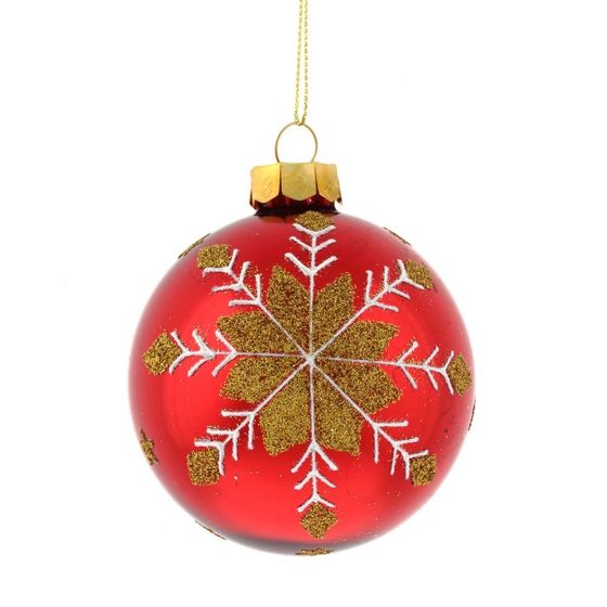 Украшение новогоднее Шар &quot;Веселые ребята в красном&quot;, D 8 см, L8W8H8см