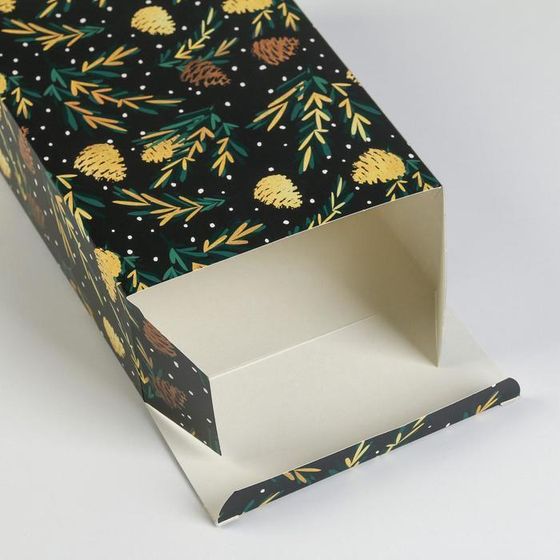 !Коробка складная 3 штуки «Шишки», 16 × 23 × 7.5 см.