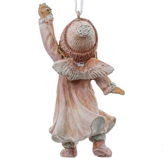Украшение новогоднее "Девочка-ангел", L4,5 W3,5 H8 см, 2в.