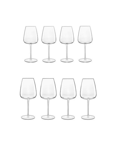 Talismano 8-pc Stemware Set - 4 Red &amp; 4 White