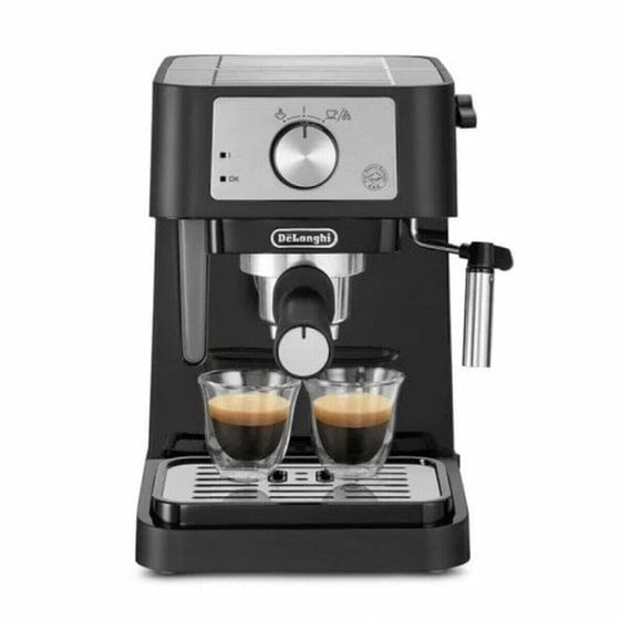 Кофеварка эспрессо с ручкой DeLonghi Stilosa Premium EC260.BK 1 л 15 бар 1100 Вт Черный