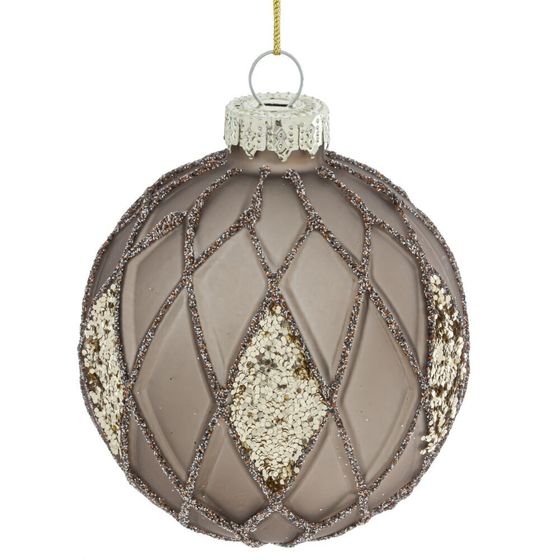 Набор из 12шт Украшение новогоднее &quot;Шар&quot;, D 8 см, L35 W25 H9 см