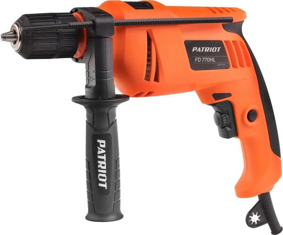 Дрель ударная Patriot FD 770HL 770Вт быстрозажимной реверс (120301771)