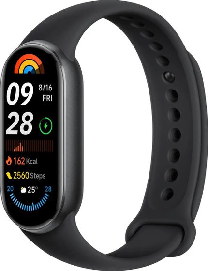 Фитнес-браслет Xiaomi Smart Band 9 Active .62&quot; регулируемый черный (BHR9444GL)