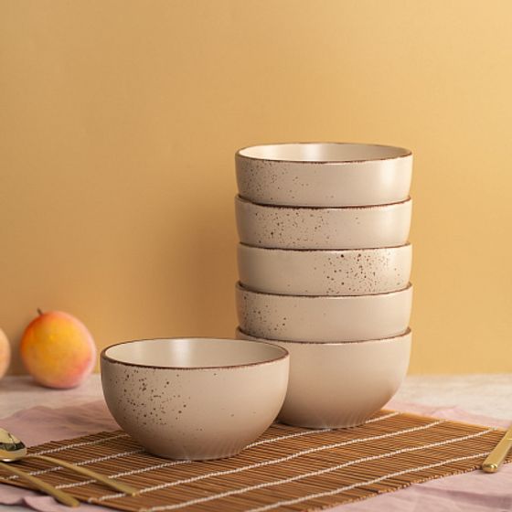 Салатник OH!SPLASH бежевый 14.5см 680мл