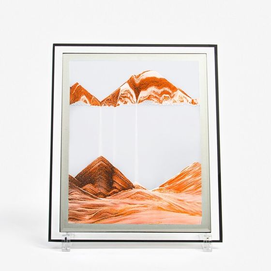 Песочные часы-картина «Пустыня», 30×25 см, антистресс, песок оранжевый