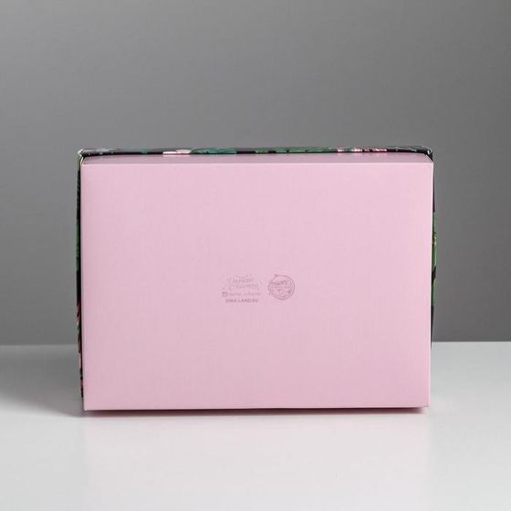 !Коробка складная 2 штуки «Тропики», 21 × 15 × 7 см