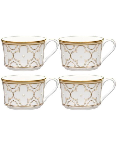 Trefolio Gold Set of 4 Cups, Service For 4