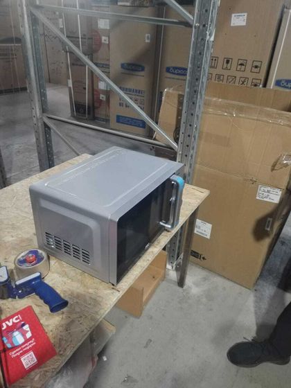 УЦЕНКА-Микроволновая печь JVC JK-MW140M 20л 700Вт серый-(плохая упаковка)