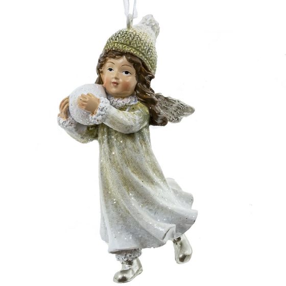 Изделие декоративное подвесное &quot;Девочка&quot;, L4,5 W4 H8 см, 2в.