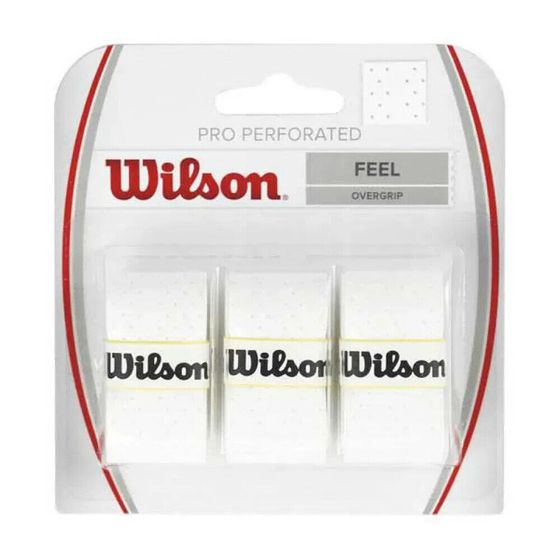 WILSON Pro Perforated Tennis Overgrip 3 units