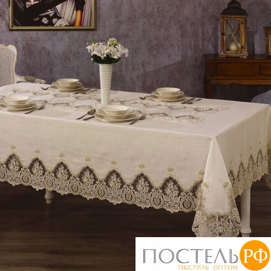 3217G30017105 Скатерть Grazie home LISA бежевый 160X260