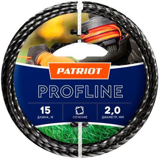 Леска для триммеров Patriot Profline D 2.0мм 15м (805402201)