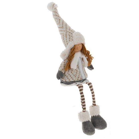 Игрушка набивная &quot;Девочка&quot;, L12 W11 H58/18 см