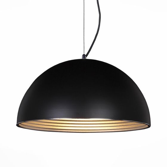 Светильник подвесной St Luce. SL279.403.01. Tappo. 1х60 Вт, E27, 40х40х20 см, цвет чёрный