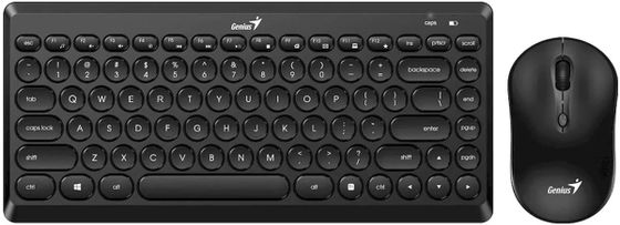 Клавиатура+мышь Genius LuxeMate Q8000 беспроводной черный (31340013402)