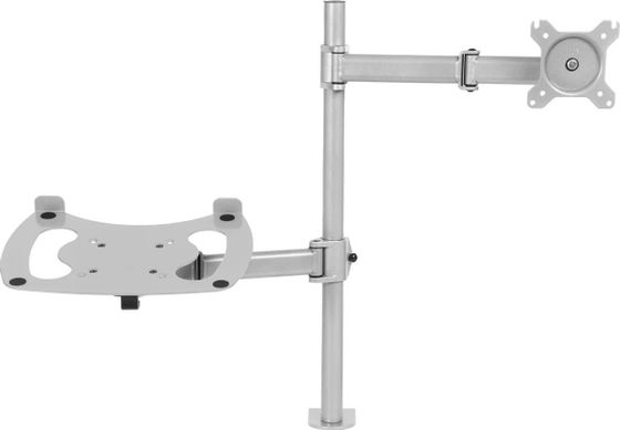 Кронштейн для монитора/ноутбука Cactus CS-VM-LH07-AL серебряный 13&quot;-27&quot; макс.8кг настольный поворот и наклон