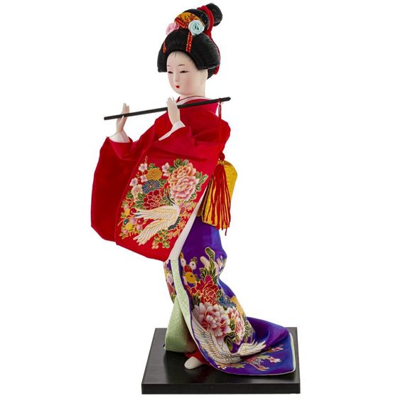 Фигурка декоративная &quot;Гейша&quot;, Д12,5 Ш12,5 В31 см