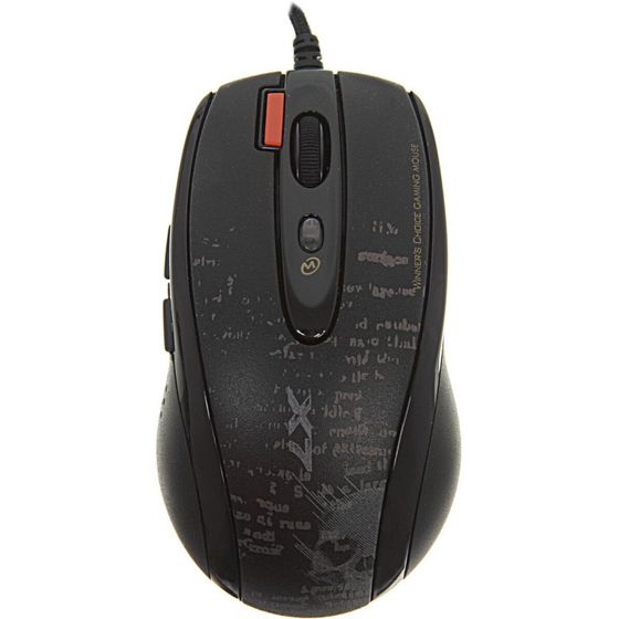 Мышь A4Tech V-Track F5 черный/рисунок оптическая проводная (3000dpi)