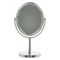 Зеркало настольное двустороннее с увеличением, L9 W6,5 H16 см