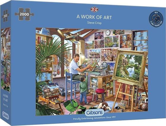 Gibsons Puzzle 2000 Dzieło sztuki G3