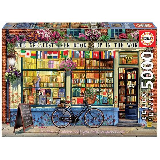 EDUCA BORRAS Puzzle 5000 The Best Bookstore In The World