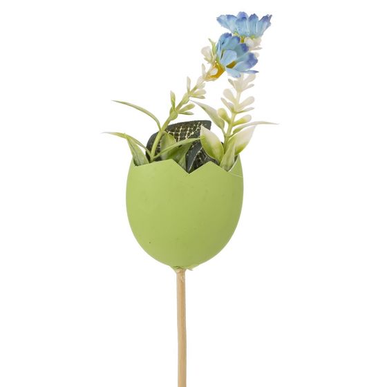 Изделие декоративное (вставка) "Яйцо пасхальное", L4 W1,5 H27 см, 2в.