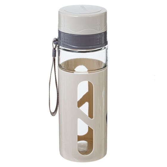 Бутылка, 700 мл, L8 W8 H24 см, дизайн микс