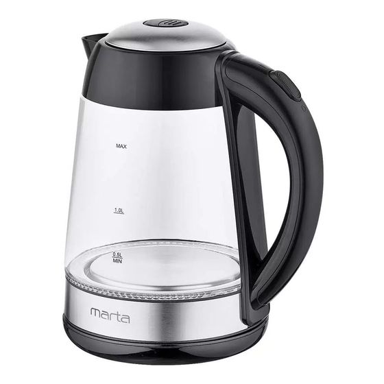 Чайник электрический Marta MT-4605 1,8л 2200Вт черный