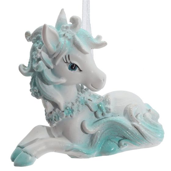 Фигурка декоративная подвесная &quot;Лошадка&quot;, L7 W2,5 H6 см, 2в.