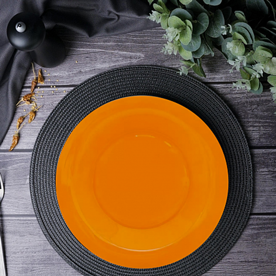 Тарелка обеденная АМБИАНТЭ ОРАНЖ 25см