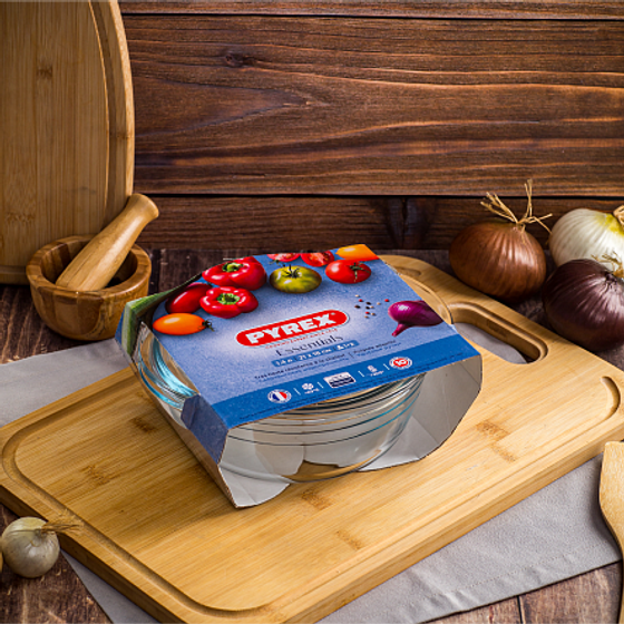 Кастрюля ESSENTIALS 1.4л 18см круглая с крышкой