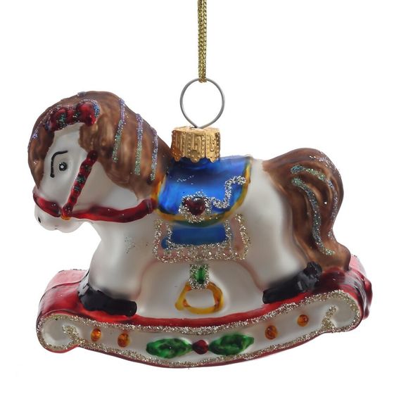 Украшение новогоднее &quot;Лошадка&quot;, L7 W3 H6 см
