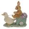Фигурка декоративная &quot;Заяц с уткой&quot;, L14 W6 H13 см