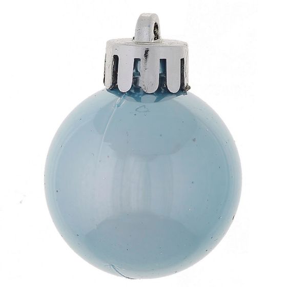 Набор из 24шт, Украшение новогоднее Шар &quot;Нежное сияние&quot;, D 6 см, L6 W6 H7 см