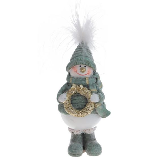 Фигурка декоративная &quot;Снеговик&quot;, L6 W5 H10 см, 2в.