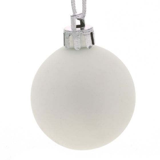 Набор из 12шт Украшение новогоднее "Шар", D 4 см, L9,5 W9,5 H10,5 см