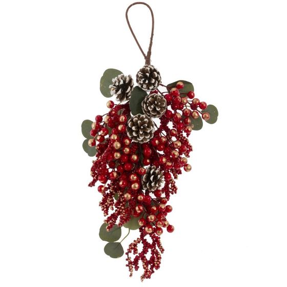 Изделие декоративное подвесное &quot;Гроздь&quot;, L25 W8 H57 см